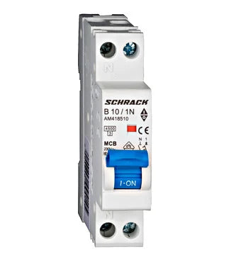 Siguranta automata 1P+N, 1 Modul, 10A, Curba B, 4.5kA