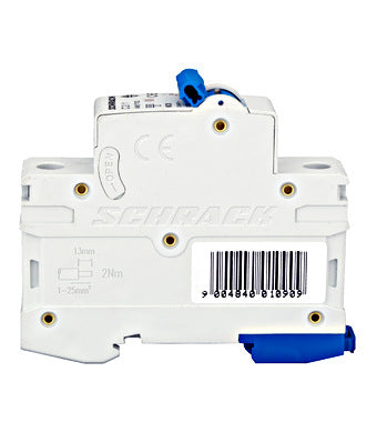 Siguranta automata (disjunctor) , 1P , C2,2A, 6kA, curba C, Amparo, Schrack