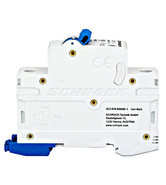 Siguranta automata (disjunctor) , 1P , C4,4A, 6kA, curba C, Amparo, Schrack