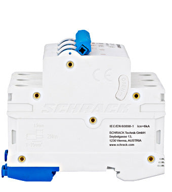 Siguranta automata (disjunctor) , 3P (tripolara) , C6 ,6A, 6kA, Amparo, Schrack