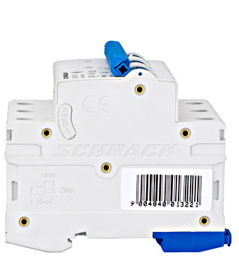 Siguranta automata (disjunctor) , 3P (tripolara) , C40 ,40A, 6kA, Amparo, Schrack