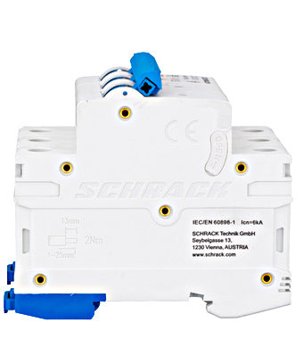 Siguranta automata (disjunctor) , 3P (tripolara) , C50 ,50A, 6kA, Amparo, Schrack