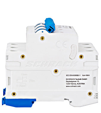 Siguranta automata (disjunctor) , 3P (tripolara) , C63 ,63A, 6kA, Amparo, Schrack