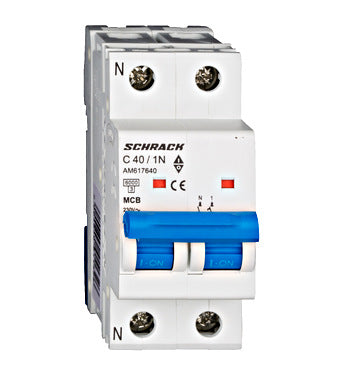 Siguranta automata (disjunctor) , 1P+N , C40 ,40A, 6kA, Amparo, Schrack