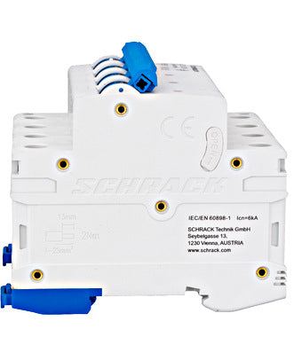 Siguranta automata (disjunctor) , 3P+N , C6 ,6A, 6kA, Amparo, Schrack