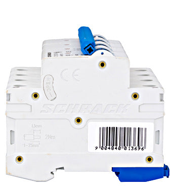 Siguranta automata (disjunctor) , 3P+N , C10 ,10A, 6kA, Amparo, Schrack