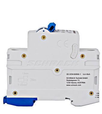 Intreruptor automat modular,Schrack (MCB) AMPARO 6kA, B 6A, 1-pol