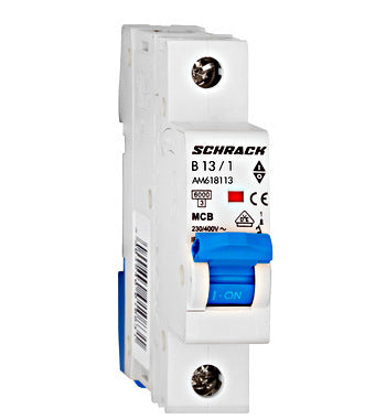 Disjunctor Schrack (MCB) AMPARO 6kA, B 13A, 1-pol