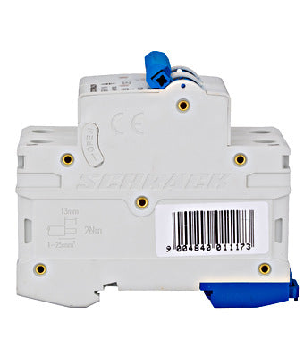 Siguranta automata (disjunctor) , 1P+N , B6,6A, 6kA, curba B, Amparo, Schrack