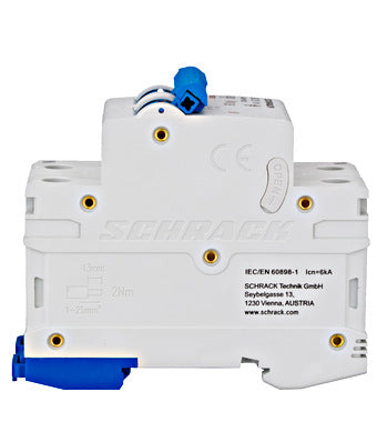 Siguranta automata (disjunctor) , 1P+N , B25,25A, 6kA, curba B, Amparo, Schrack