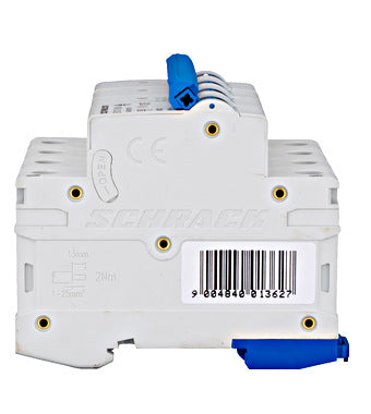 Siguranta automata (disjunctor) , 3P+N , B13, 13A, 6kA, curba B, Amparo, Schrack