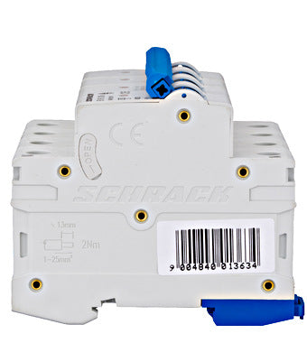 Siguranta automata (disjunctor) , 3P+N , B16, 16A, 6kA, curba B, Amparo, Schrack