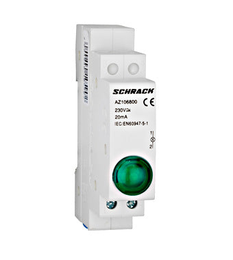 Indicator de tensiune monofazic, verde