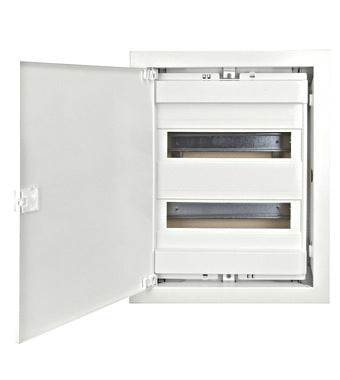 Tablou sigurante metalic, incastrat, 24 module, 2x12, IP40, Schrack