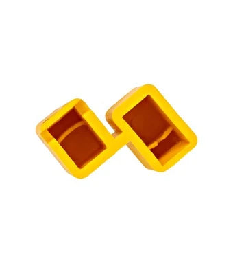 Capac de protectie galben pentru bara de pin pe 1 MW