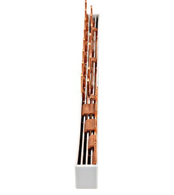 Busbar furca, 1xDiferential 4 poli + 8 x Intrerupator Automat 1P+N