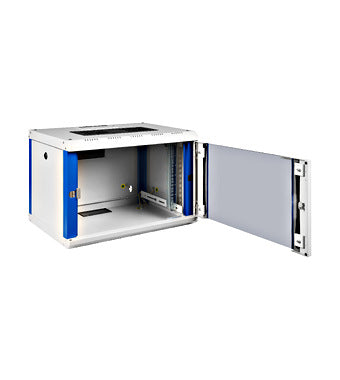 Dulap de perete DTW, 7U 423x600x450, 19", ușă metalică, Schrack