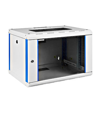 Dulap de perete DTW, 7U 423x600x450, 19", ușă metalică, Schrack