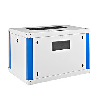 Dulap de perete DTW, 7U 423x600x450, 19", ușă metalică, Schrack