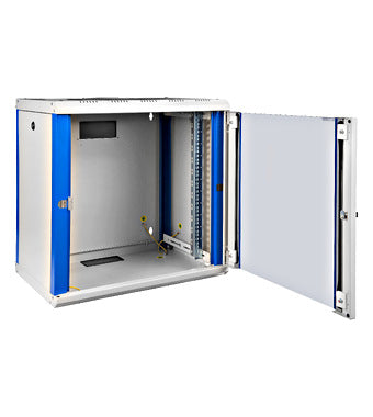 Dulap de perete DTW, 12U 600x646x450, 19", ușă metalică, S-Rack Schrack