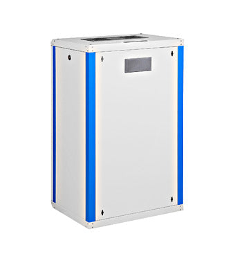 Dulap de perete DTW, 20U 600x1001x450, 19", ușă metalică, S-Rack Schrack