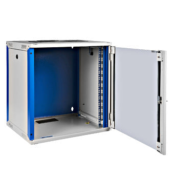 Dulap de perete DTW, 20U 595x540x450, 19", ușă metalică, S-Rack Schrack