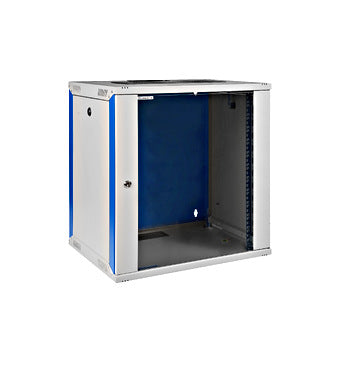 Dulap de perete DTW, 20U 595x540x450, 19", ușă metalică, S-Rack Schrack