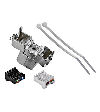 Kit de reparație/Extender Cat. 6A Toolless line 10 GB 4PPoE, Schrack