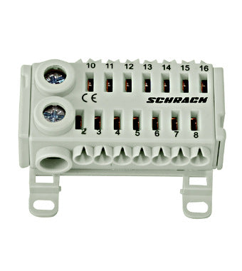 Clema cu conexiune rapida alb Schrack