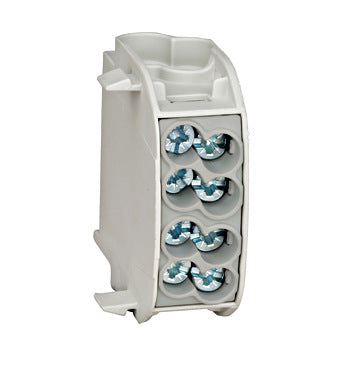 Clema derivatie, 25mm², Cu-Cu, 1P, gri, Schrack