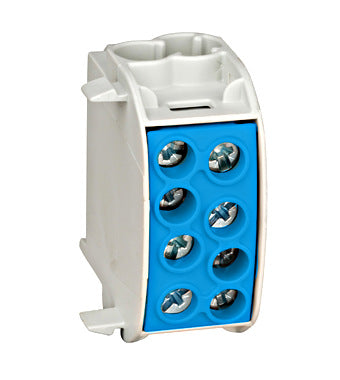 Clema derivatie, 35mm², Cu-Cu, 1P, albastru, Schrack