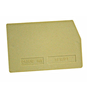 Element terminal pentru cleme tip SFR.4, bej, Schrack