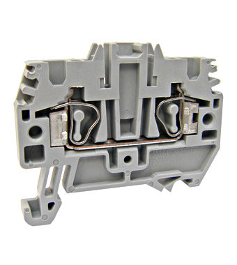 Clemă șir, de fază, 0,2-2,5 mm², gri, HMM.2, Schrack