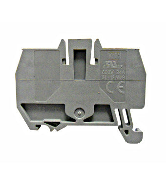 Element terminal pentru cleme tip HMM 2,5 mm², gri