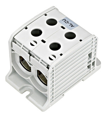 Clema de derivatie dubla AL-CU, 1P, 185mmp/150mmp, cu pin, gri