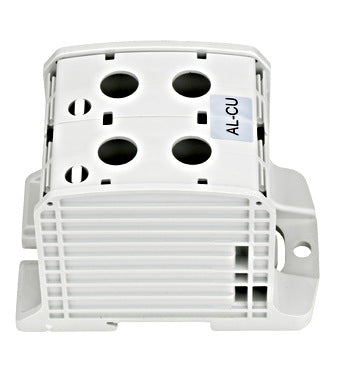 Clema de derivatie dubla AL-CU, 1P, 185mmp/150mmp, cu pin, gri