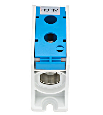 Clema de derivatie AL-CU, 1P, 185mmp/150mmp, cu pin, albastra