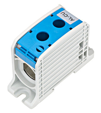 Clema de derivatie AL-CU, 1P, 185mmp/150mmp, cu pin, albastra