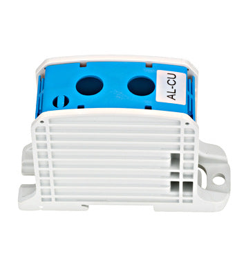 Clema de derivatie AL-CU, 1P, 185mmp/150mmp, cu pin, albastra