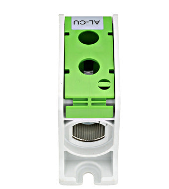 Clema de derivatie AL-CU, 1P, 185mmp/150mmp, cu pin, verde