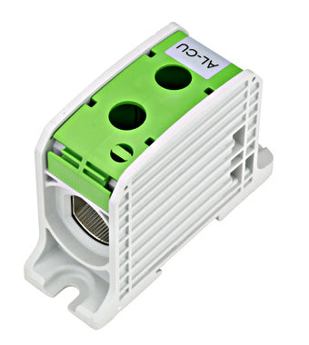 Clema de derivatie AL-CU, 1P, 185mmp/150mmp, cu pin, verde