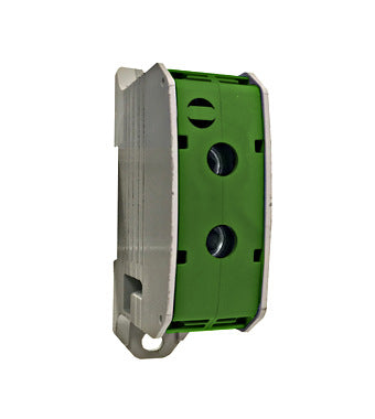 Clema de derivatie AL-CU, 1P, 185mmp/150mmp, cu pin, verde