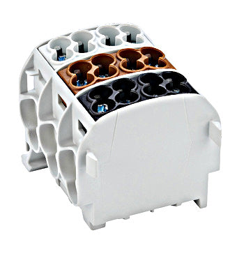 Clema de derivatie Cu-Al, 25 mm² 3P, izolata