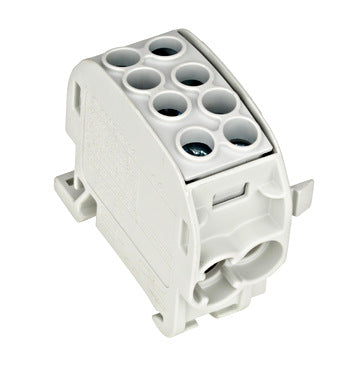 Clema de derivatie Cu-Al, 35mmp, 1p. izolata-gri, Schrack