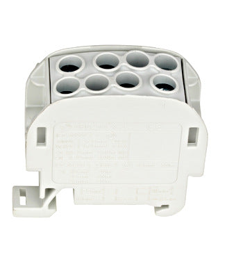 Clema de derivatie Cu-Al, 35mmp, 1p. izolata-gri, Schrack