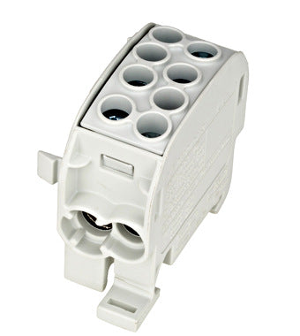 Clema de derivatie Cu-Al, 35mmp, 1p. izolata-gri, Schrack