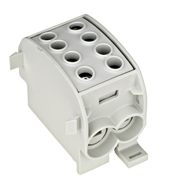 Clema de derivatie Cu-Al, 70mmp, 1P. izolata-gri