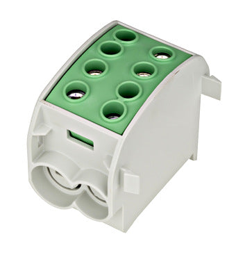 Clema de derivatie Cu-Al, 70mmp, 1P. galben/verde