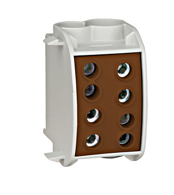 Clema de derivatie Cu-Al, 70mmp, 1P, maro