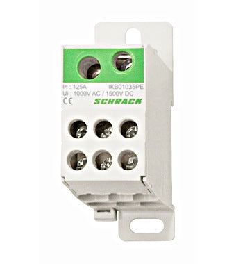 Clema derivatie PE,1 pol 125A, 1x35 mm²+1x16 mm² / 6x16 mm²